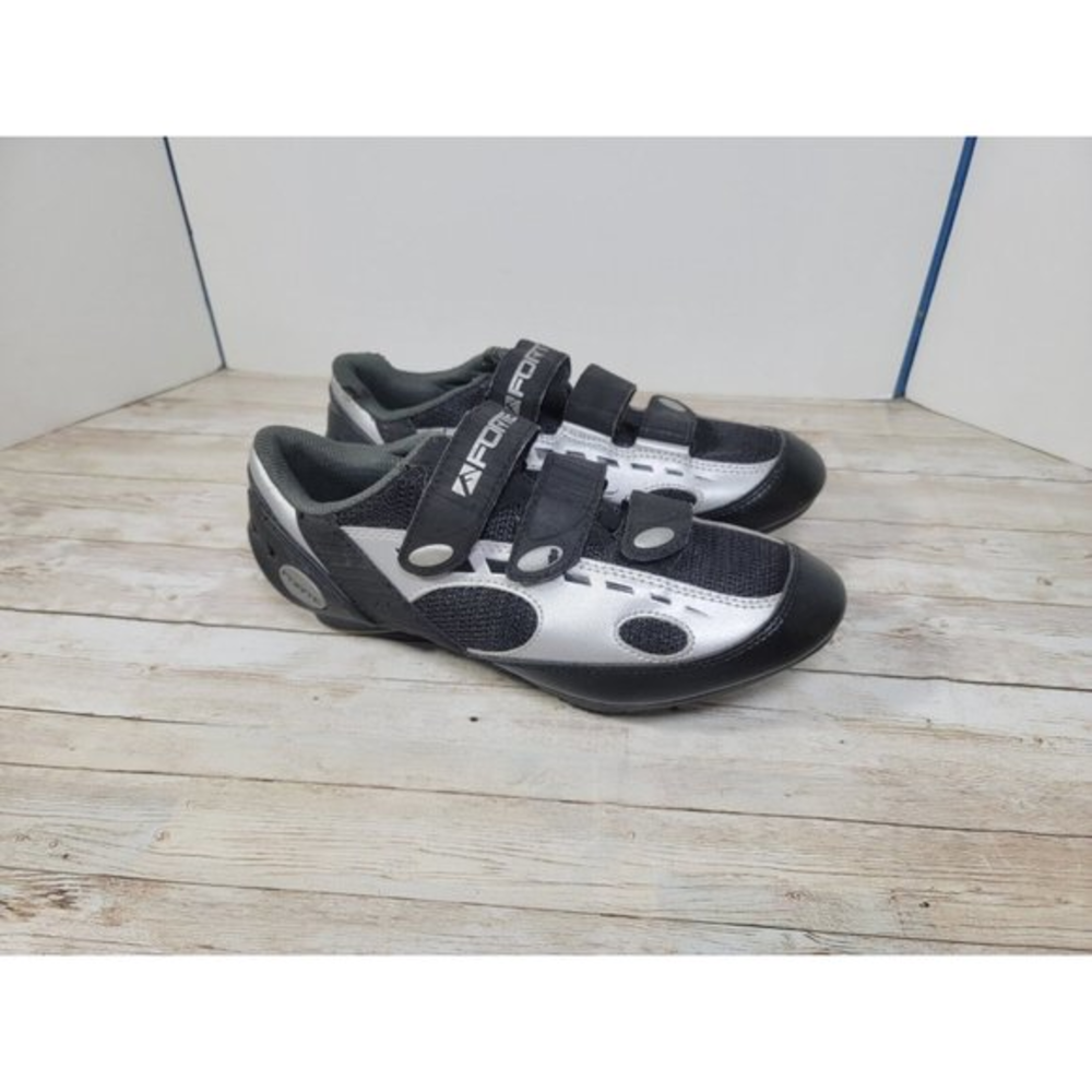 Forte Men‎ Black Bike Cycling Shoes Medium Cleats Size EU 39, US Size 6.5